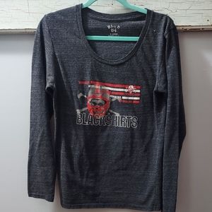 Husker Blackshirt Glitter Tee